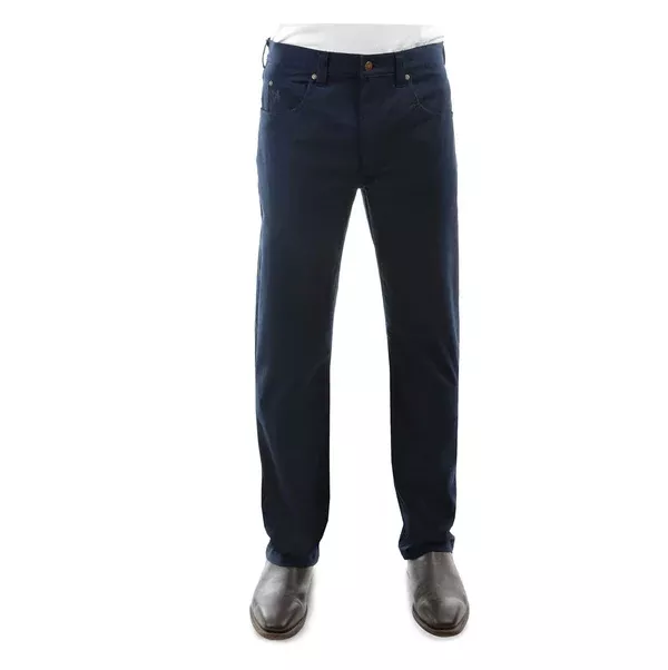 Thomas Cook Moleskin | Tailored fit | Navy | 32 Leg
