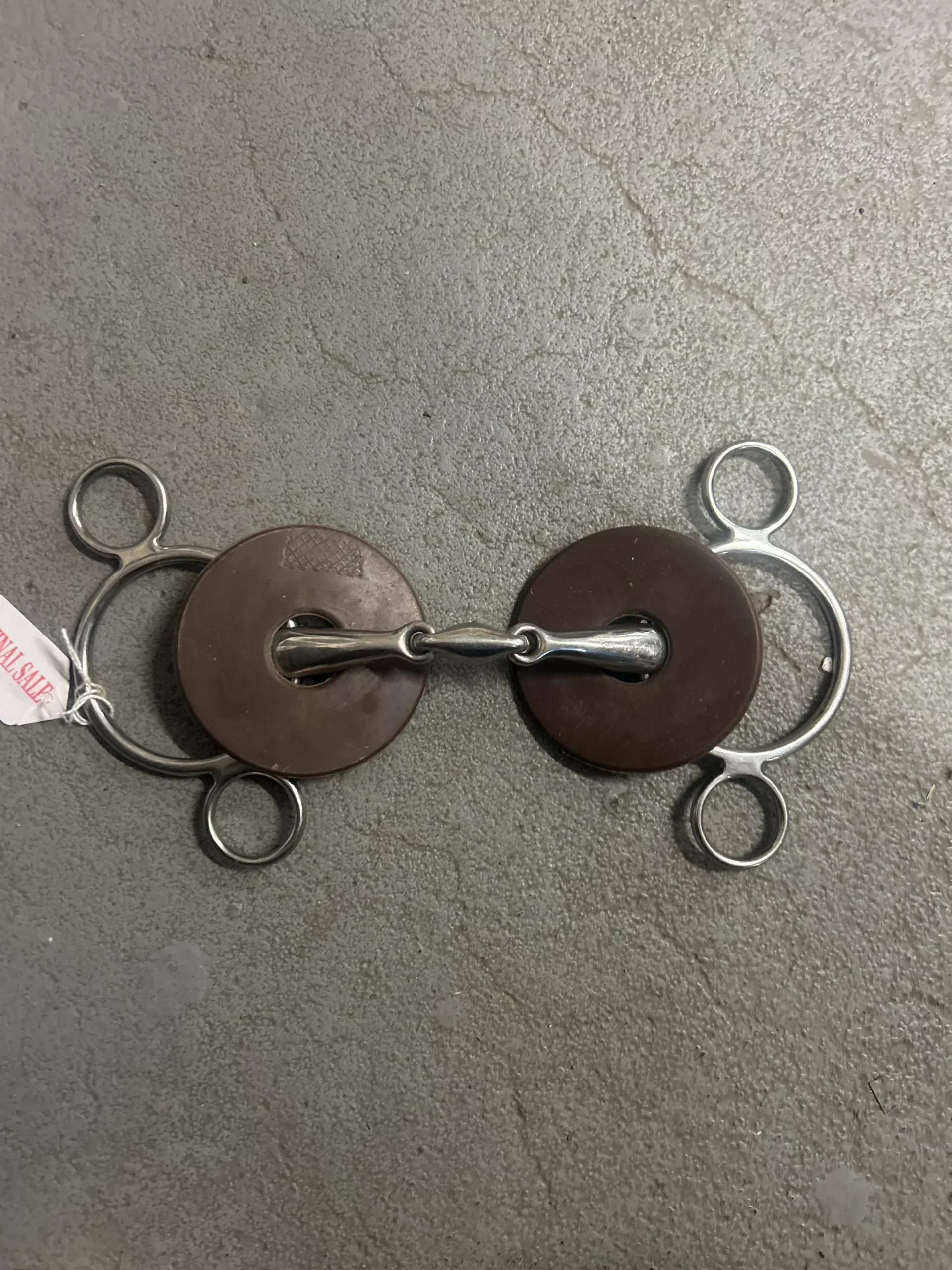 Three Ring Gag with Bit Guards 5"