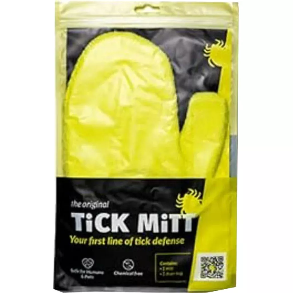Tick Mitt Tick Removal Glove One Size Yellow