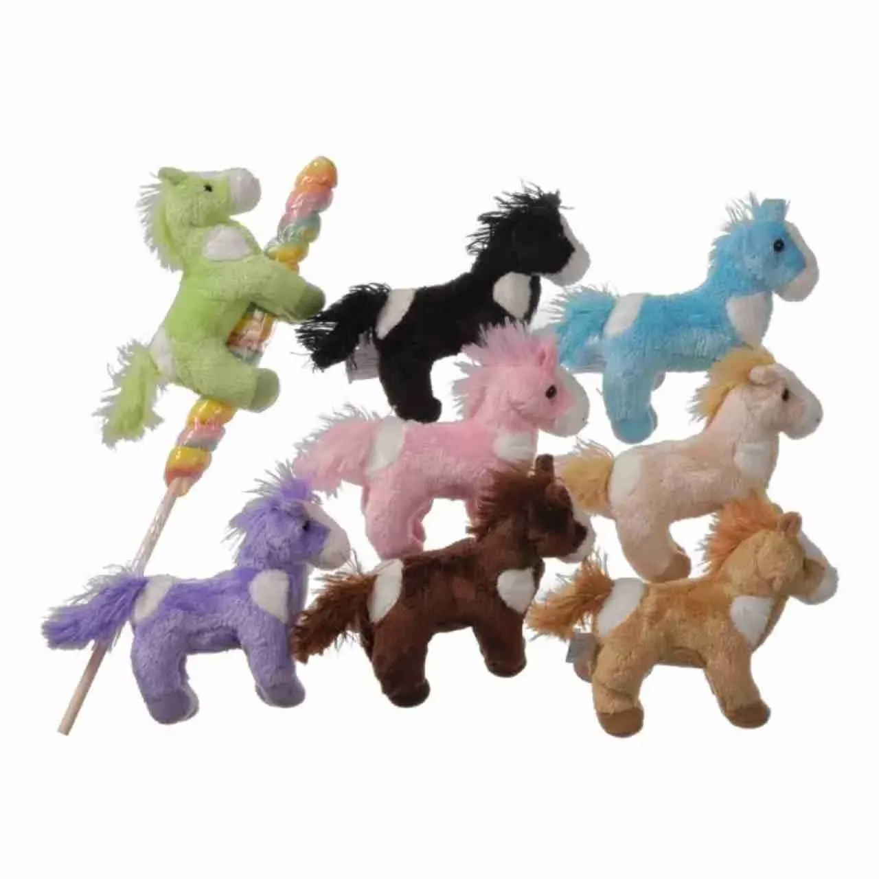 Tough 1 Plush Horse On Pop (Nat) 87-89842-0-0