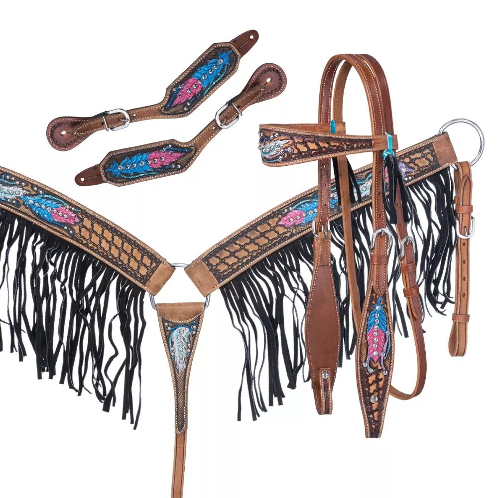 Tough1 Delilah 3-Piece Tack Set