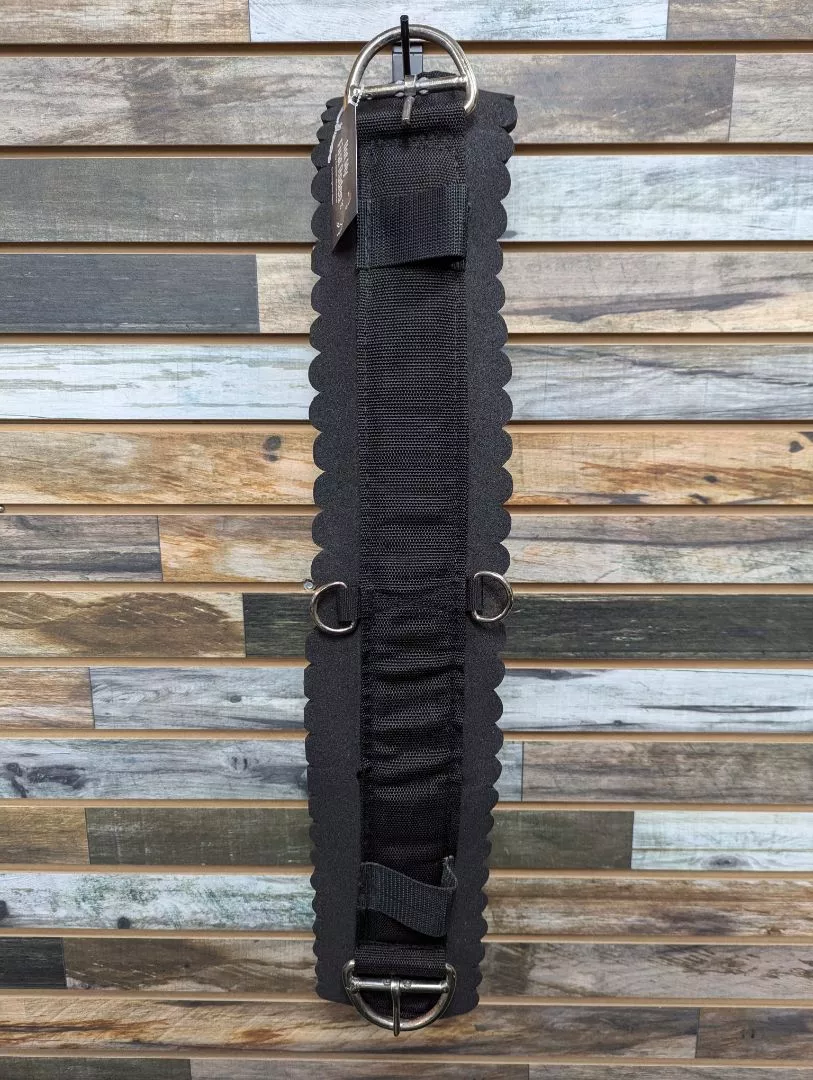 Tough1 Neoprene Scalloped Cinch 28" Black