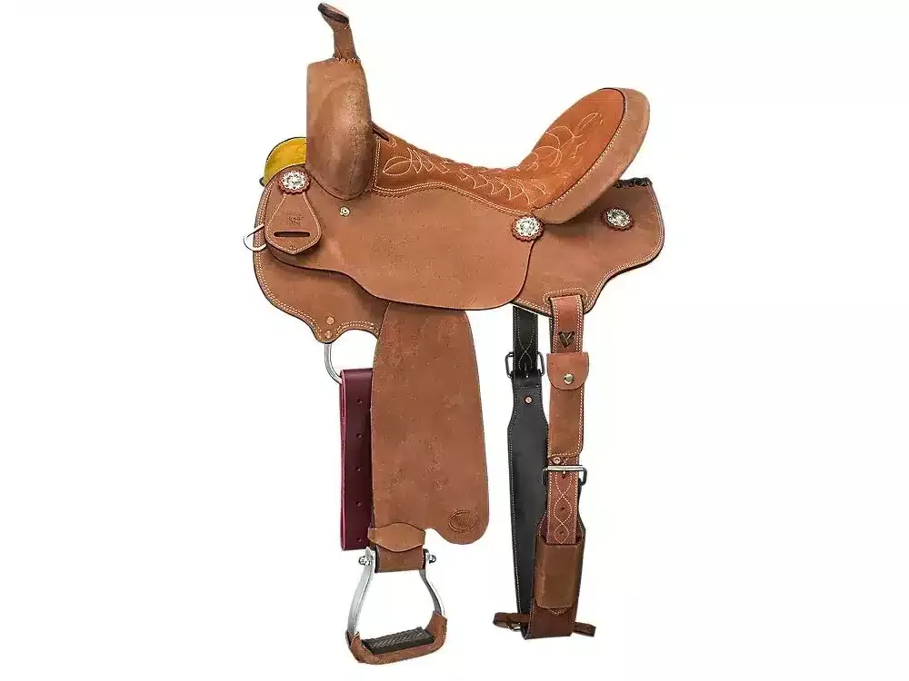 Tough1 Payson Roughout 15in Barrel Saddle