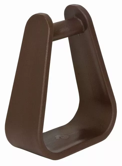 Tough1 Pony Ralide Stirrups Youth Brown