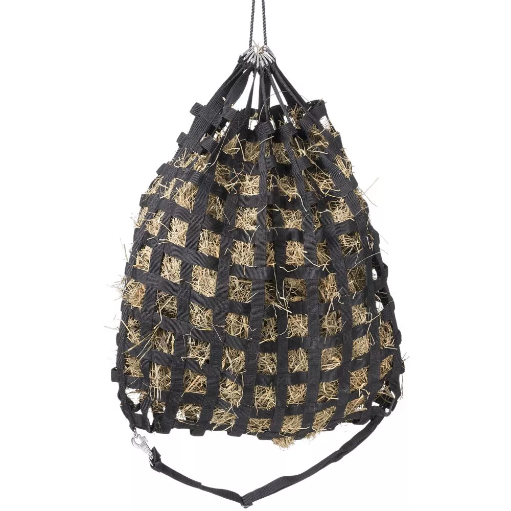Tough1 Slow Feed 1" Web Hay Feeder with Drawstring Top