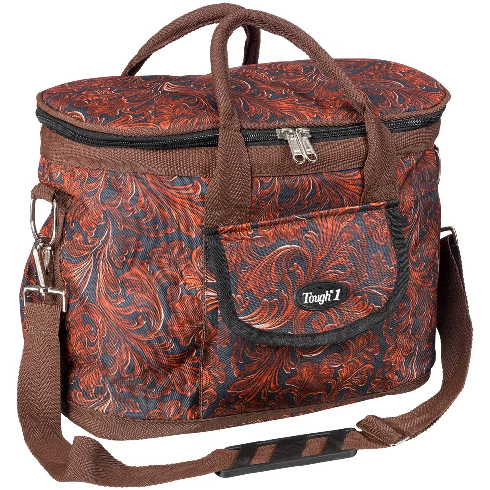Tough1 Tooled Leather Print Helmet/Grooming/Overnight Case