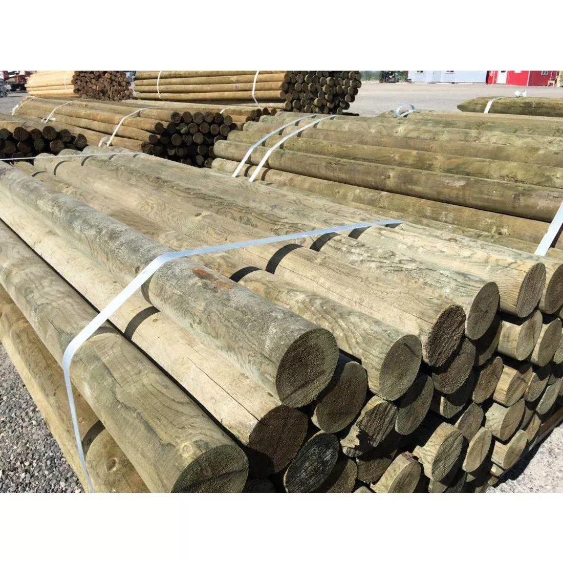 Treated Post 4"x8'