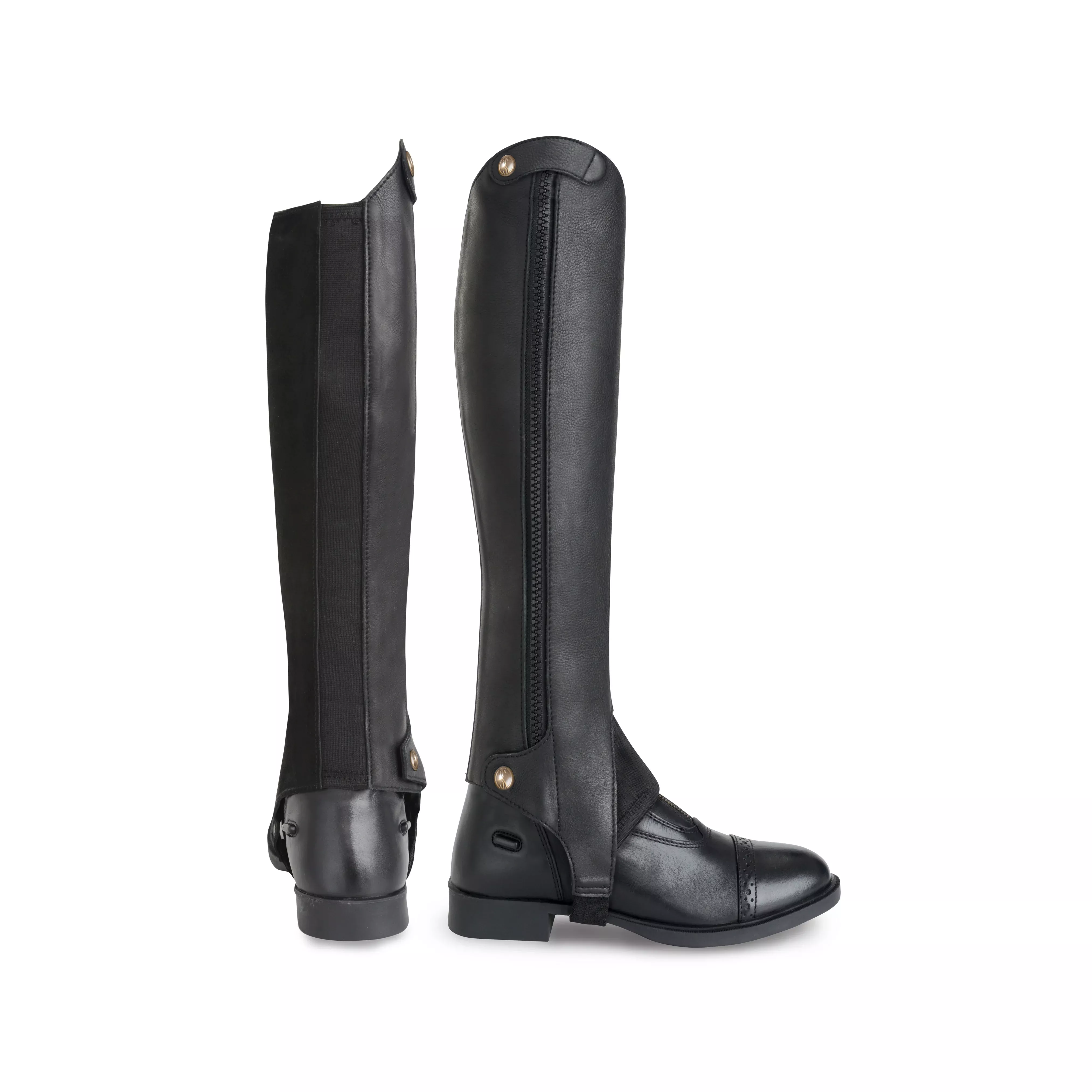Tredstep Ireland Liberty Side Zip Half Chaps - Black