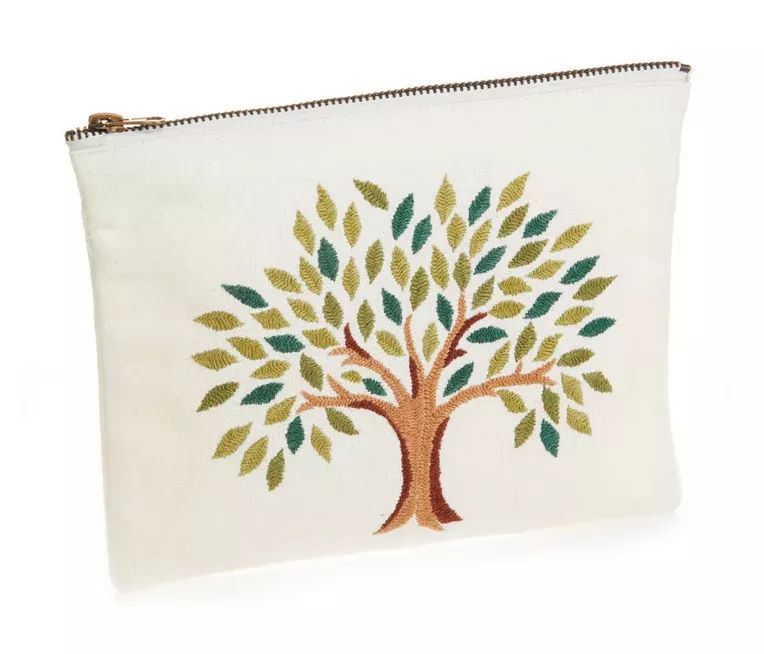 Tree of Life Zipper Pouch - Medium