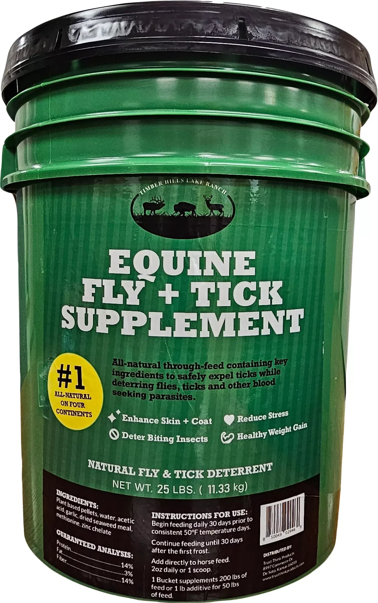 Trust Think Equine Fly & Tick Supplement 25 lb