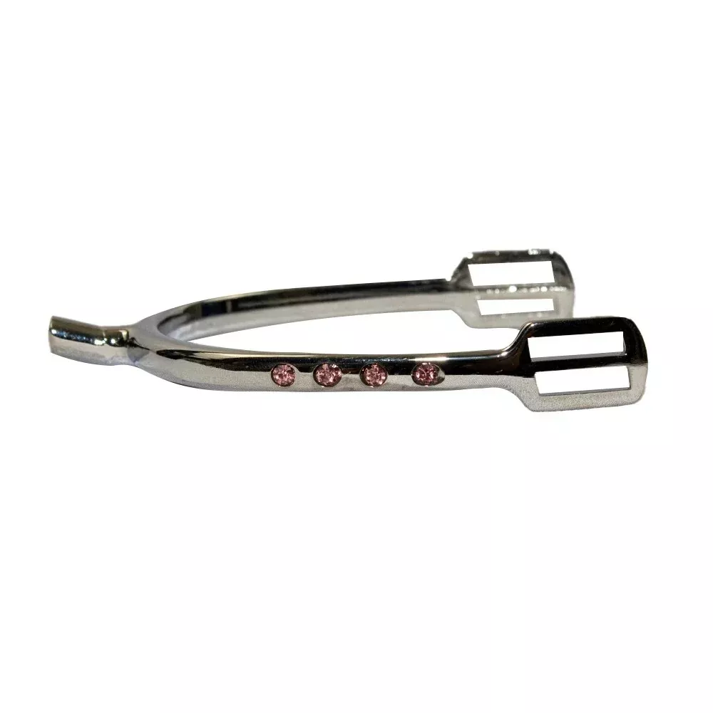 TuffRider Bling Spurs with Pink Crystals