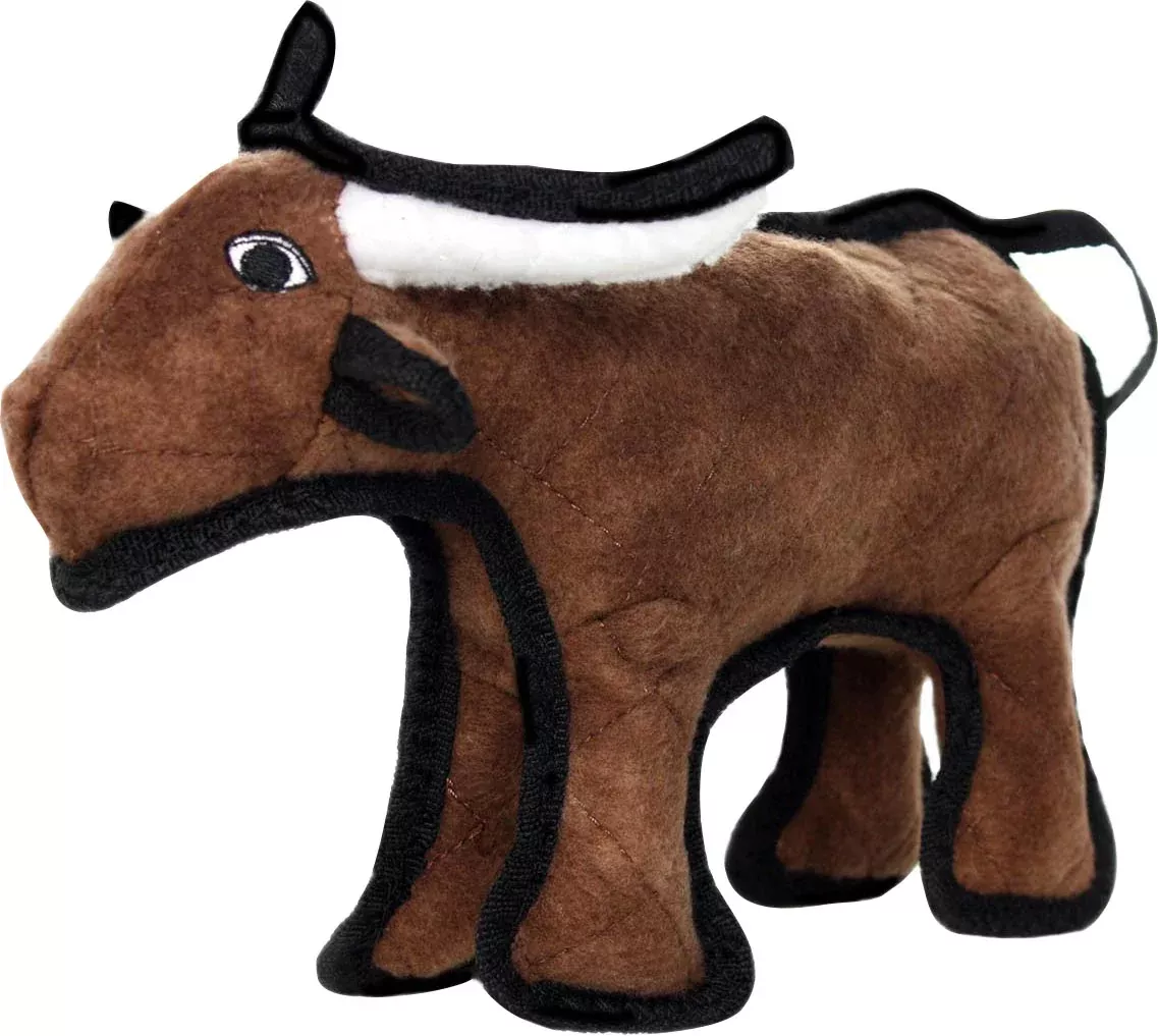 Tuffy Jr. Barn Yard Bull Soft Dog Toy