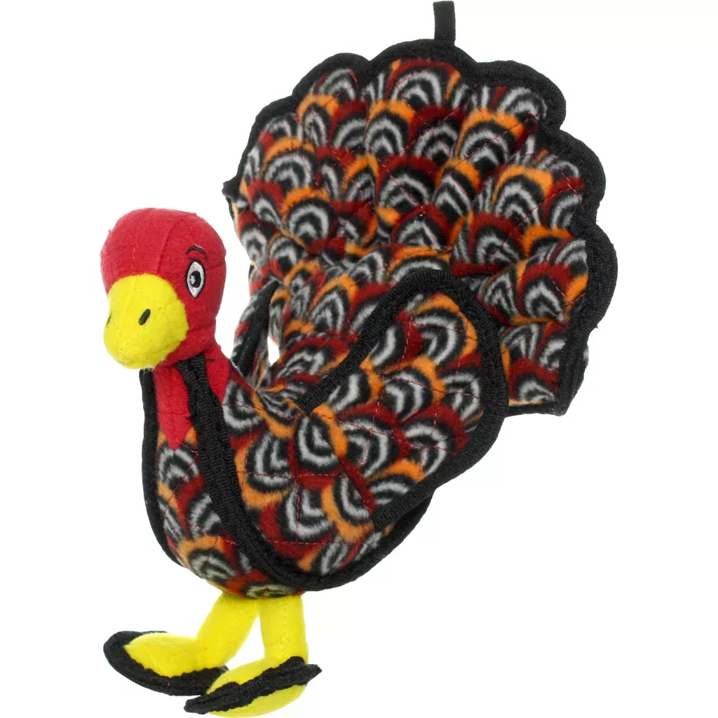 Tuffy Jr Barn Yard Turkey Durable Soft Dog Toy
