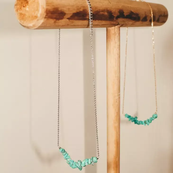 Turquoise Stone Necklace
