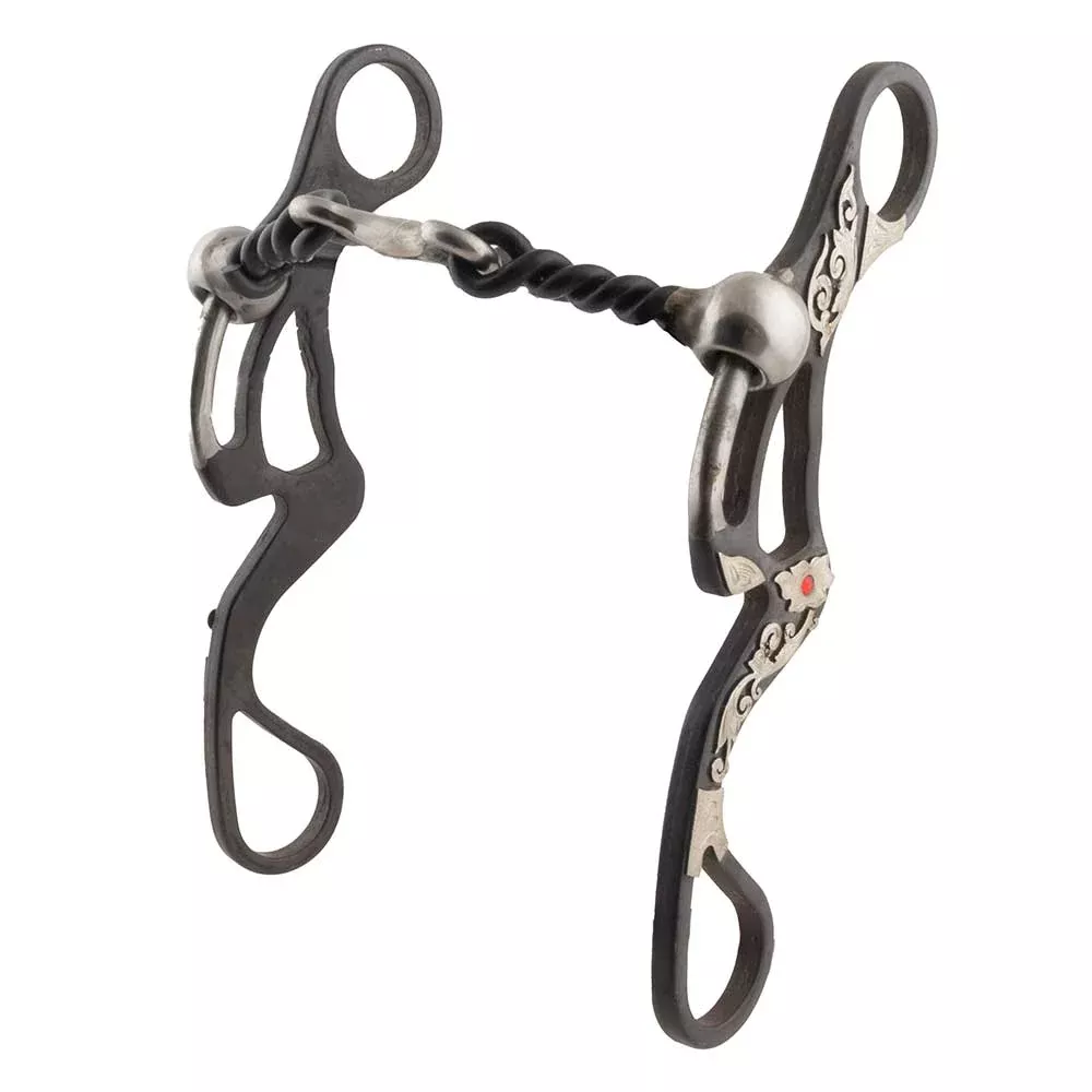 Twisted Wire Dogbone Gag Shank Bit