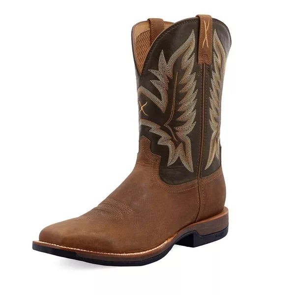 Twisted X Mens Boot | 11 Tech X1 | Buff Tan / Burnt Olive