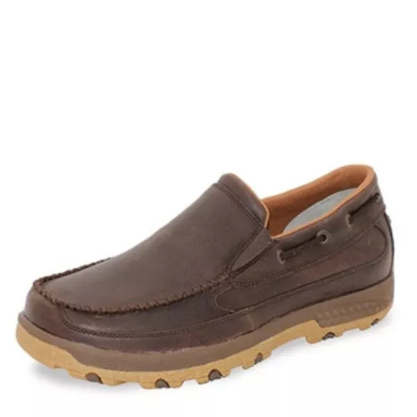 Twisted X Mens Slipon | Cellstretch | Brown