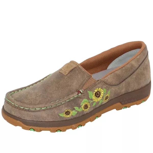 Twisted X Womens Slip-on | Sunflower Cellstretch | Bomber