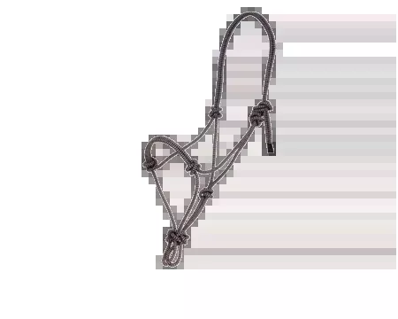Two-Tone Rope Tied Halter - 3/8"