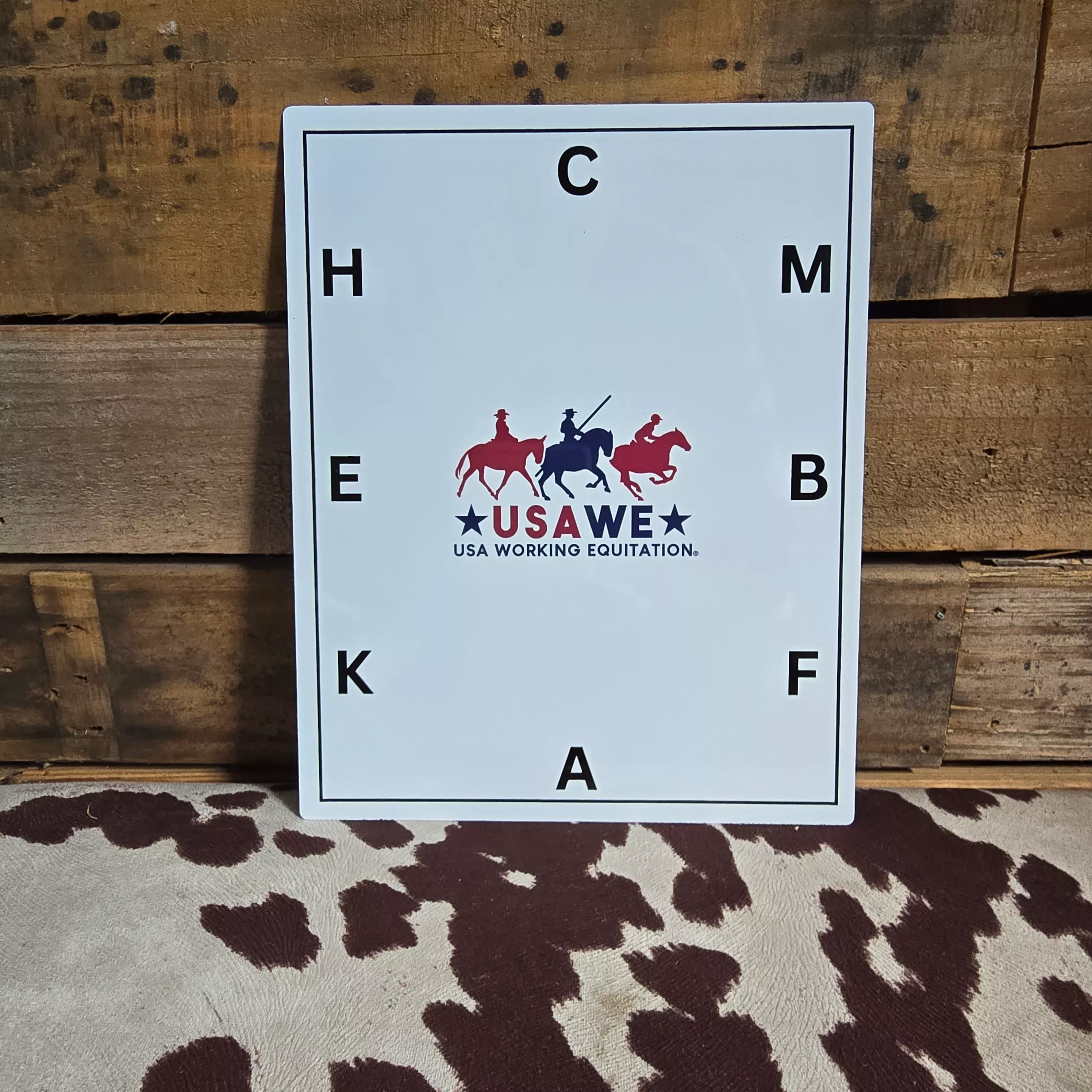 USAWE Dressage Dry Erase Board