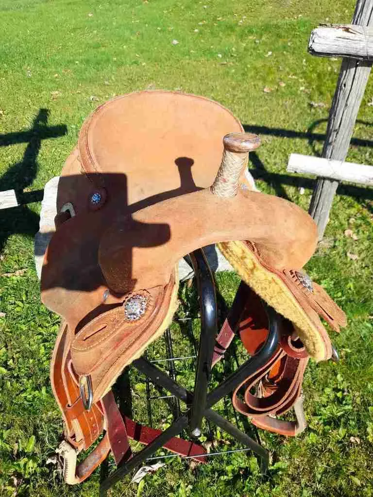Used 14 Cactus Barrel Saddle