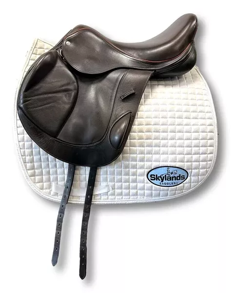Used Custom Saddlery Monte Carlo 17" Jump Saddle