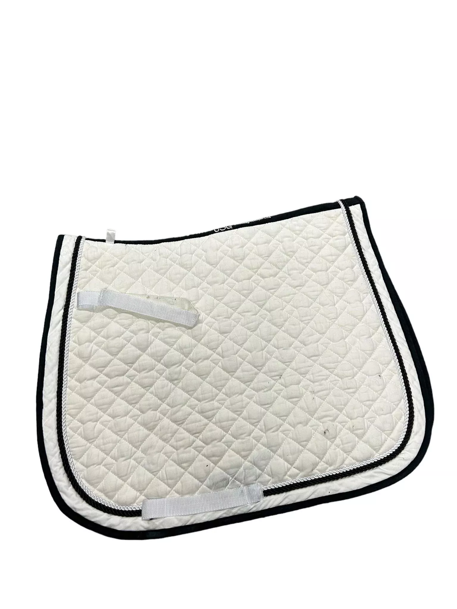USG Dressage Pad - White/Black - USED