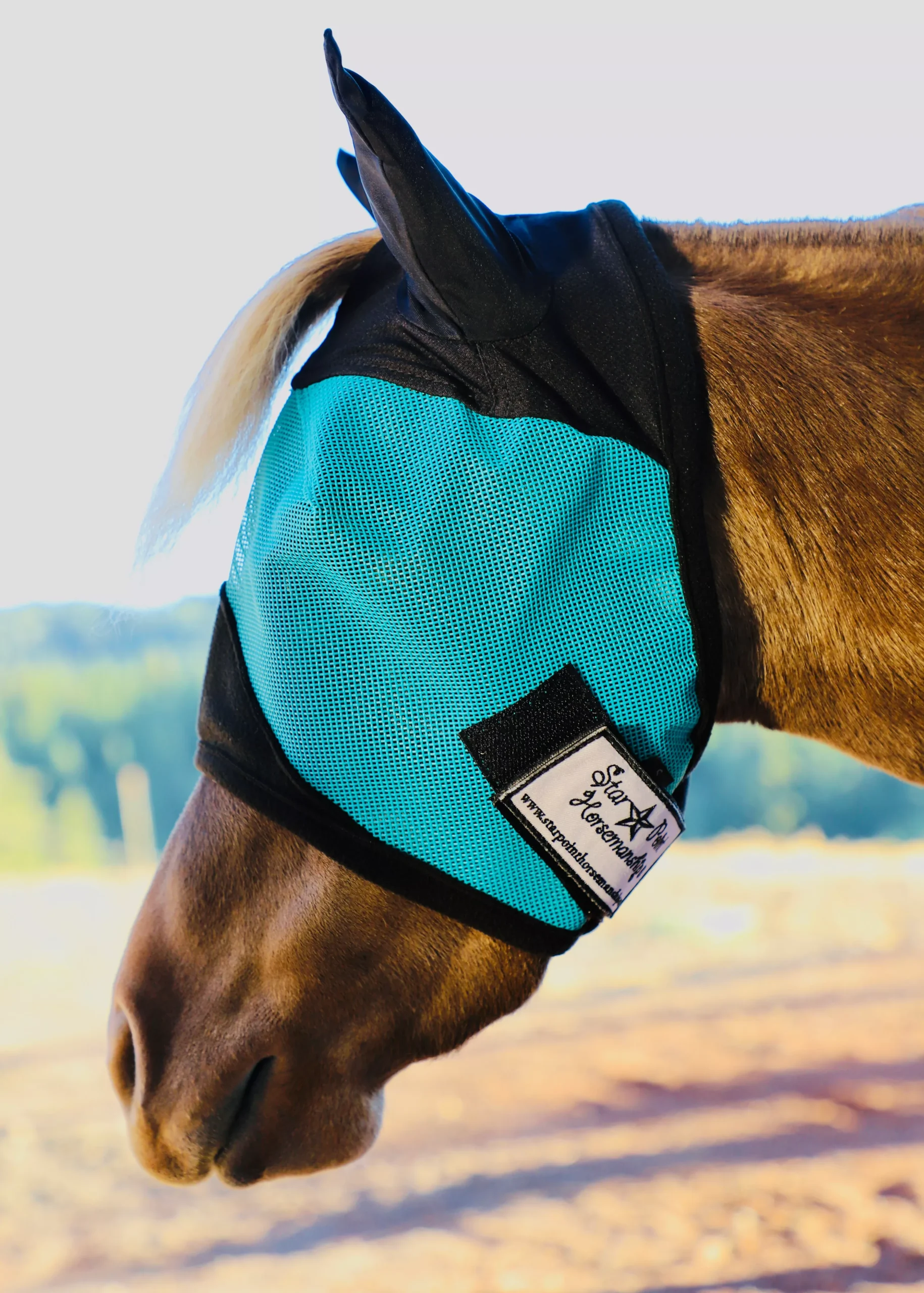 UV Fly Mask w/Ears - Mini to Horse Size