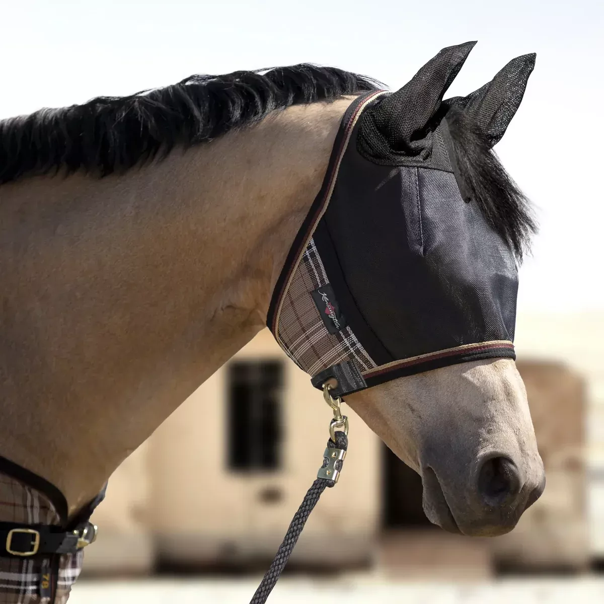 UViator CatchMask Fly Mask with Ears & 90% UV Protection