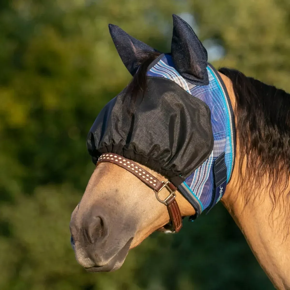 UViator Dartless Fly Mask with Ears & 90% UV Protection