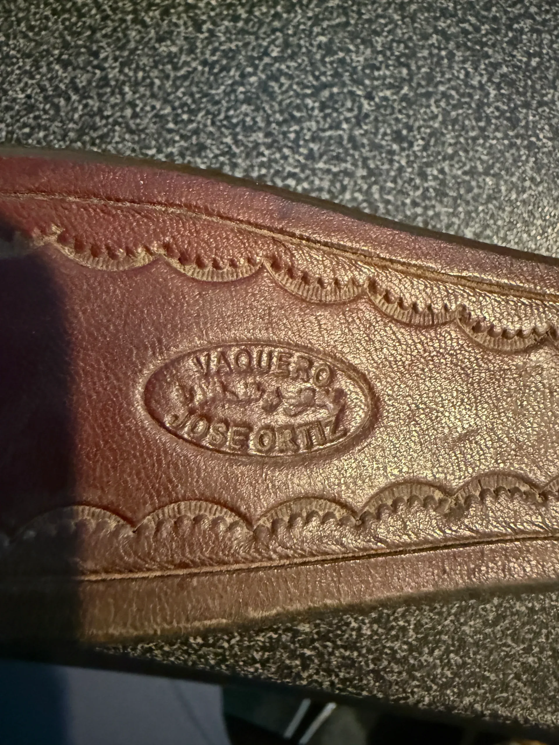 Vaquero Jose Ortiz Western Slobber Strap
