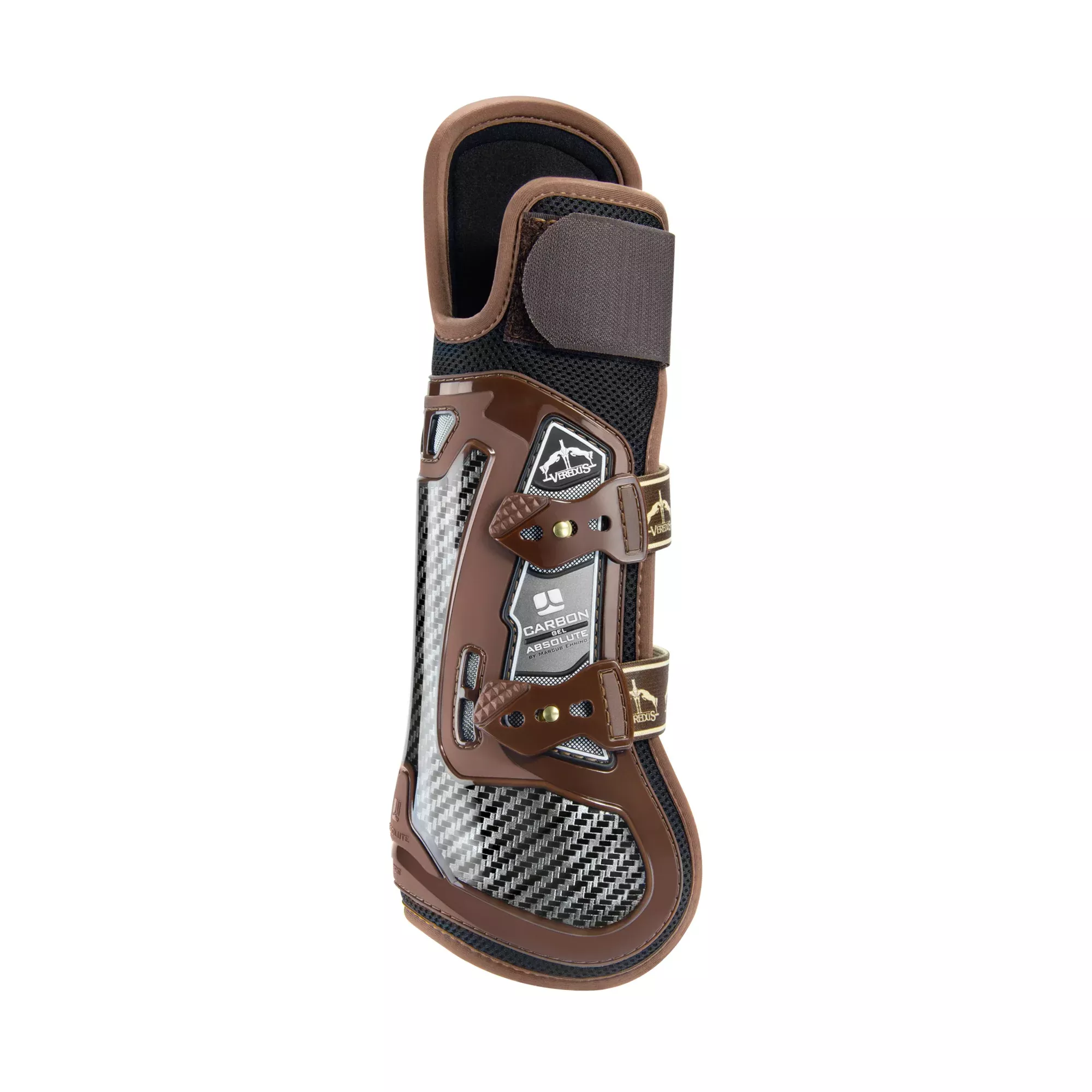 Veredus Carbon Gel Absolute X Pro Front Tendon Boots - Brown