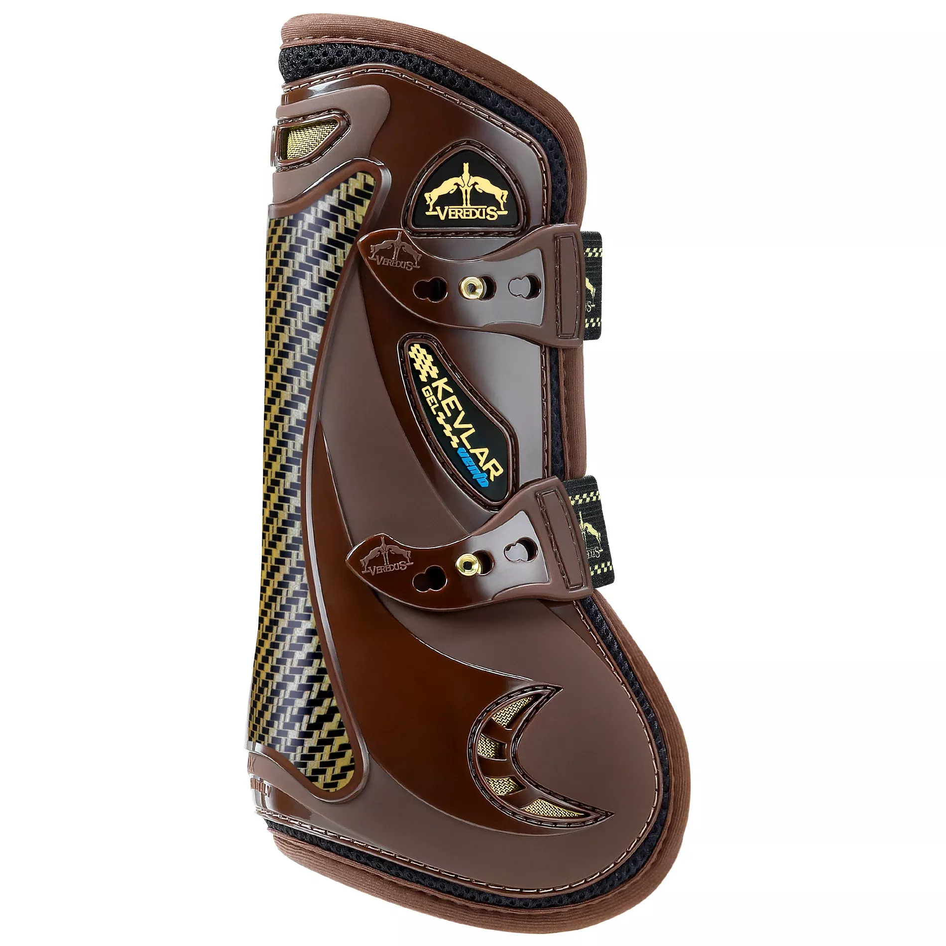 Veredus Kevlar Gel Vento Front Tendon Boots - Brown