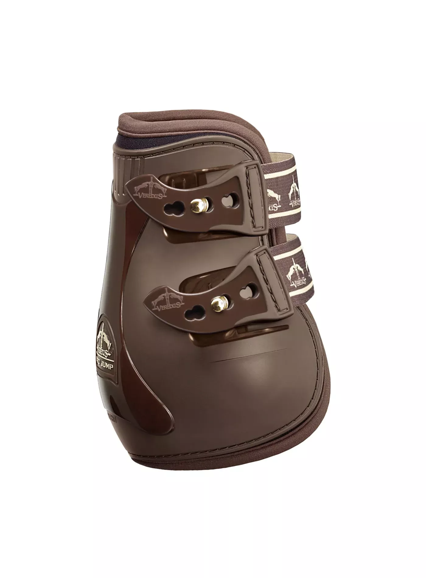 Veredus Pro Jump Elastic Rear Fetlock Boots - Brown