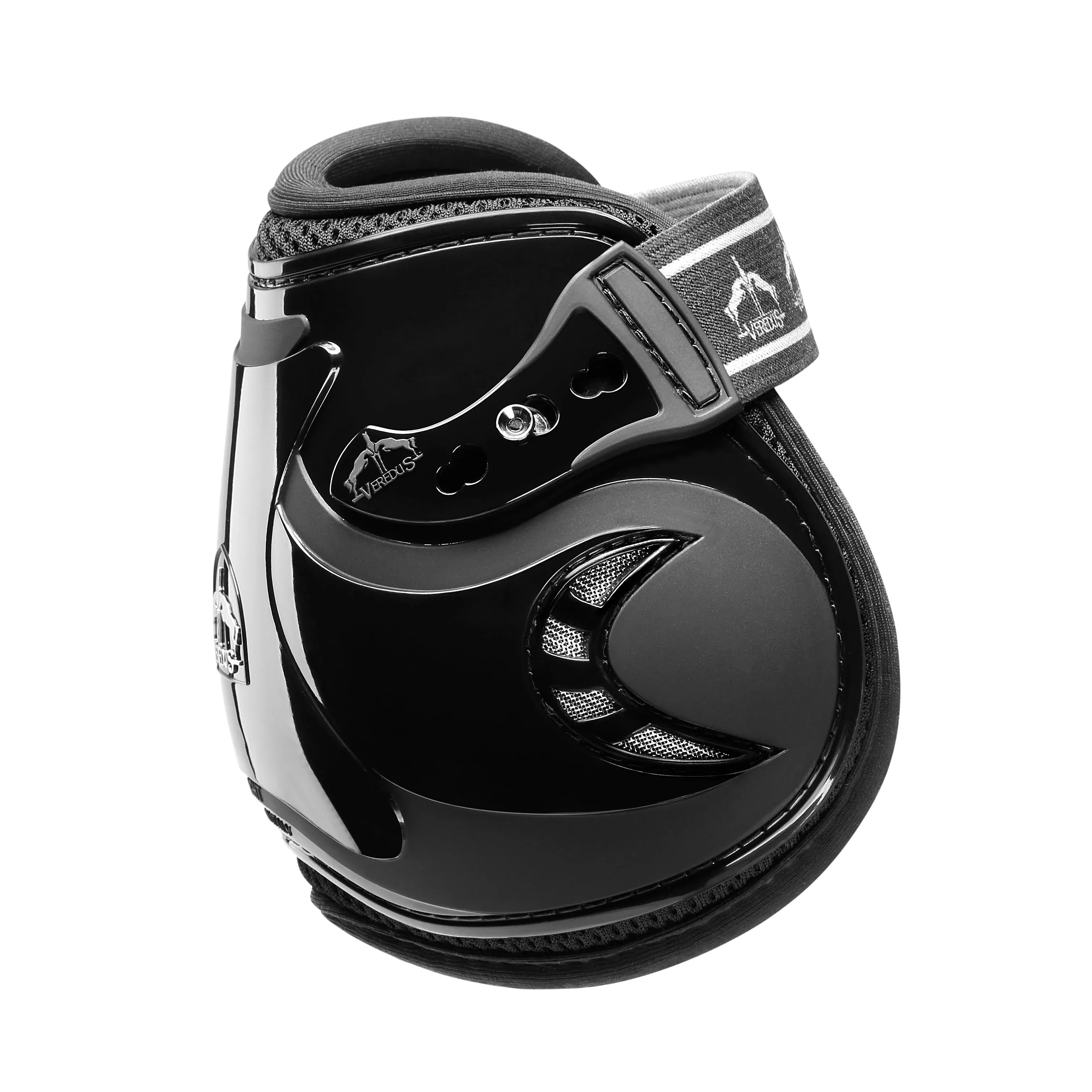 Veredus Pro Jump Short Vento Elastic Rear Fetlock Boots - Black