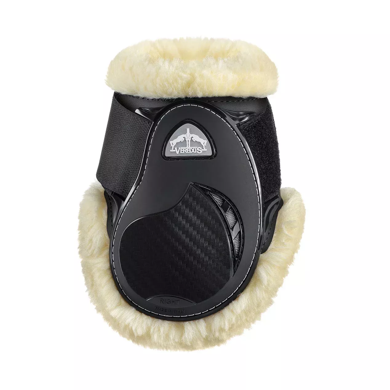 Veredus Young Jump Vento Save The Sheep Rear Fetlock Boots - Black