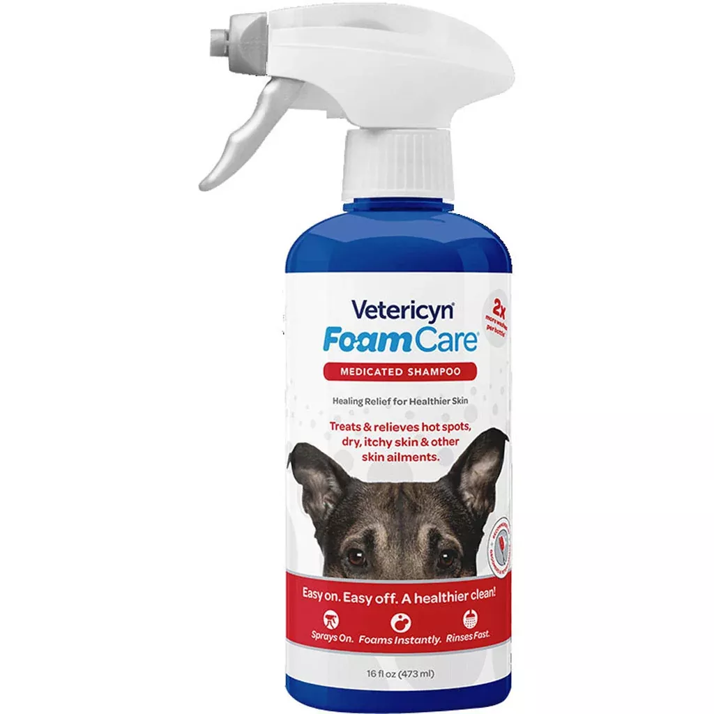 Vetericyn FoamCare Medicated Pet Shampoo 16 oz