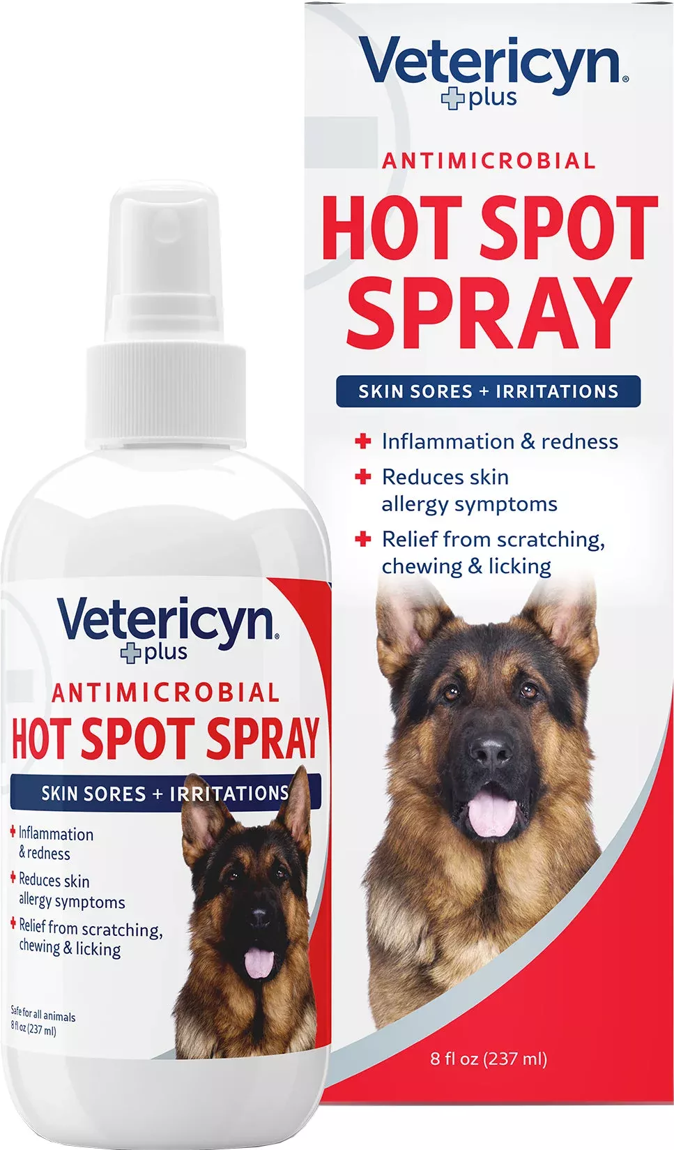 Vetericyn Plus Antimicrobial Hot Spot Spray 8 OZ