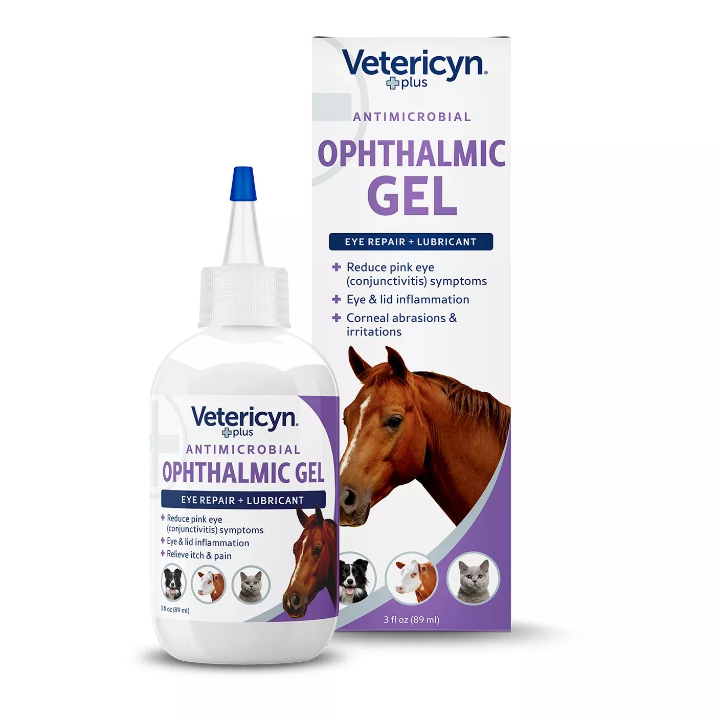 Vetericyn Plus Antimicrobial Ophthalmic Gel, 3 oz