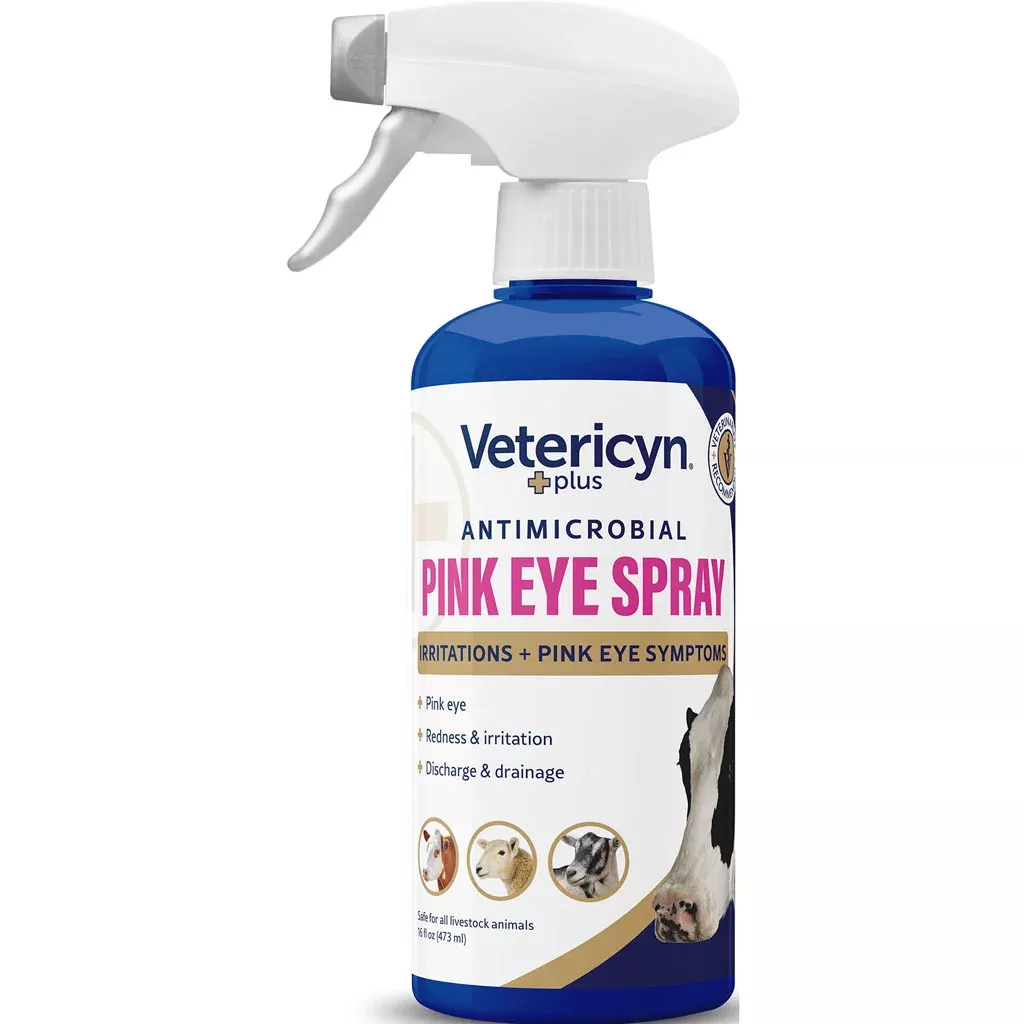 Vetericyn Plus Antimicrobial Pink Eye Spray, 16 oz