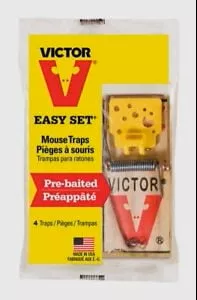 Victor Easy Set Mouse Traps (4 pack)