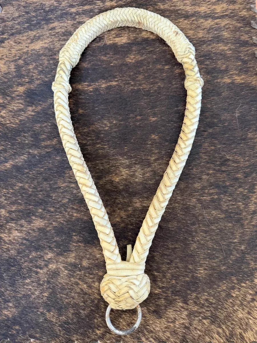 Vintage Braided Rawhide Bosal with Tie Down Ring BS1116