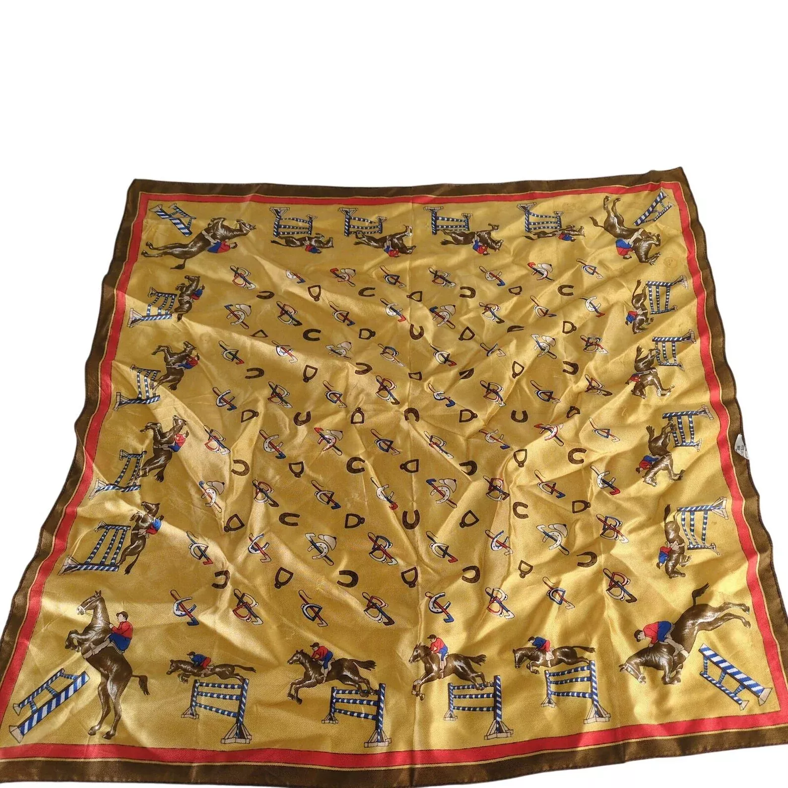 Vintage Show Jumping Kerchief