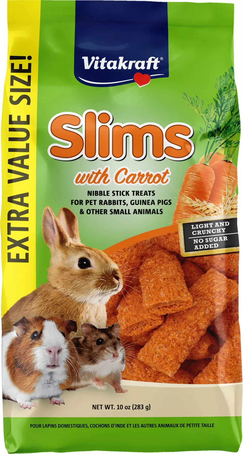 Vitakraft Slims Treats, Carrot 10 oz