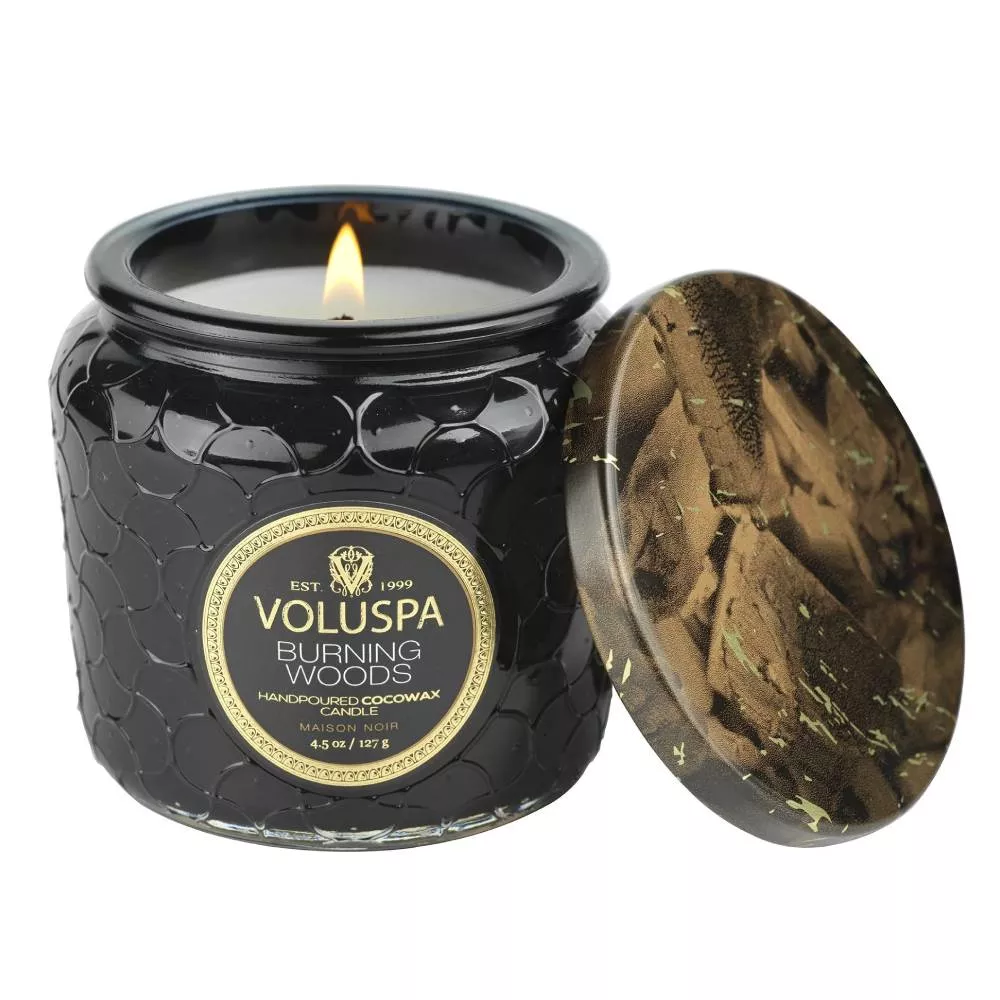 Voluspa Burning Woods Petite Jar Candle