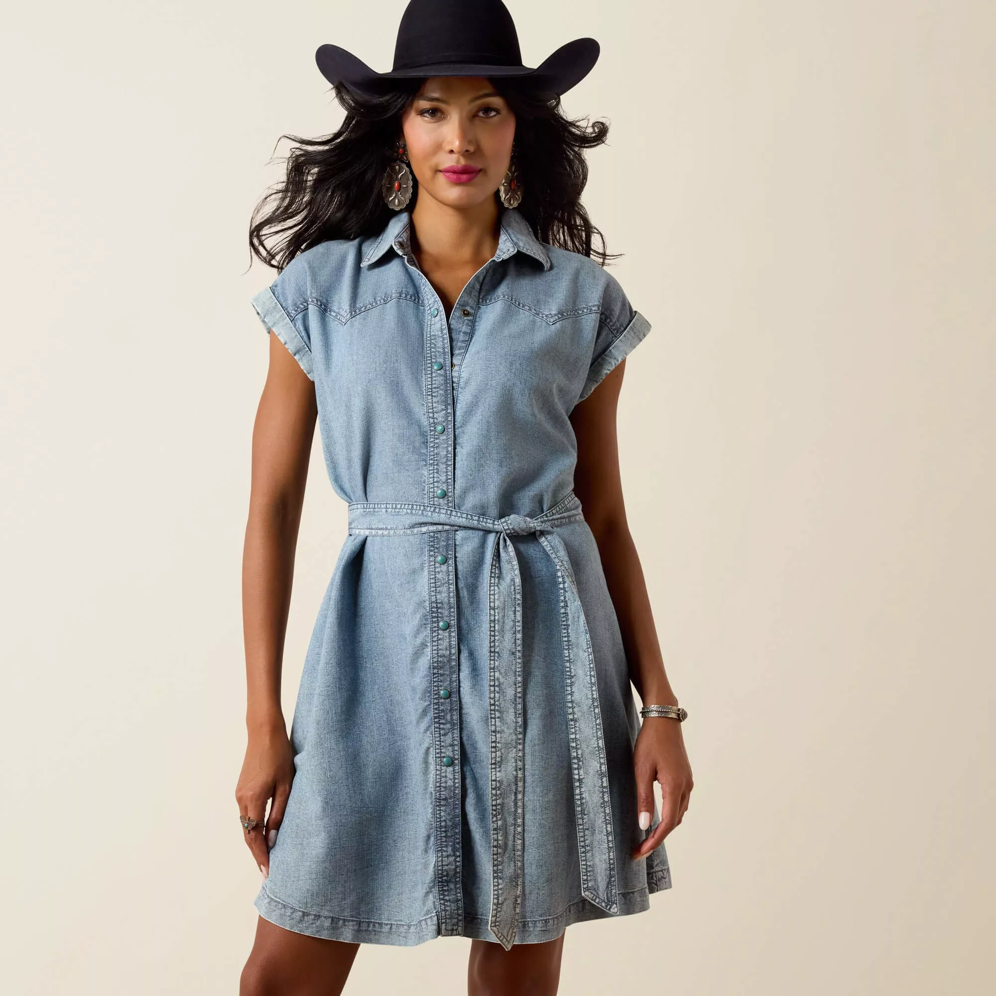 W Ariat Hampton Denim Dress