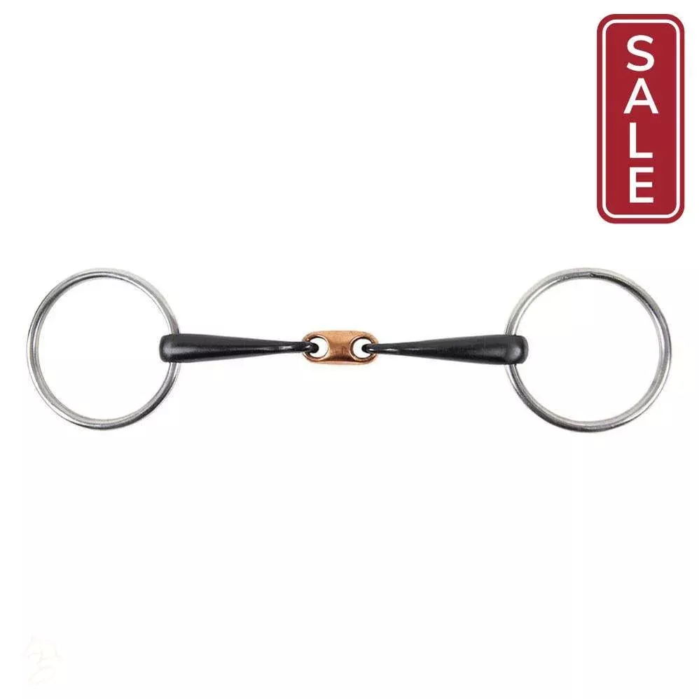 Waldhausen Loose Ring Sweet Iron Snaffle with Copper Link