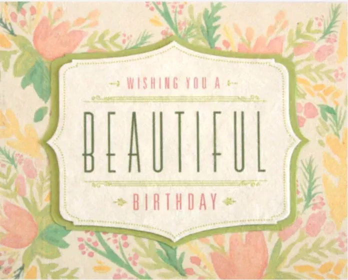 Watercolor Birthday