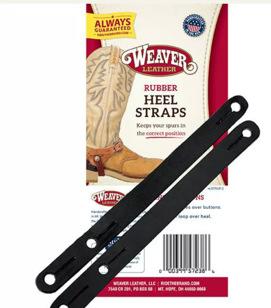 Weaver Black Rubber Heel Strap