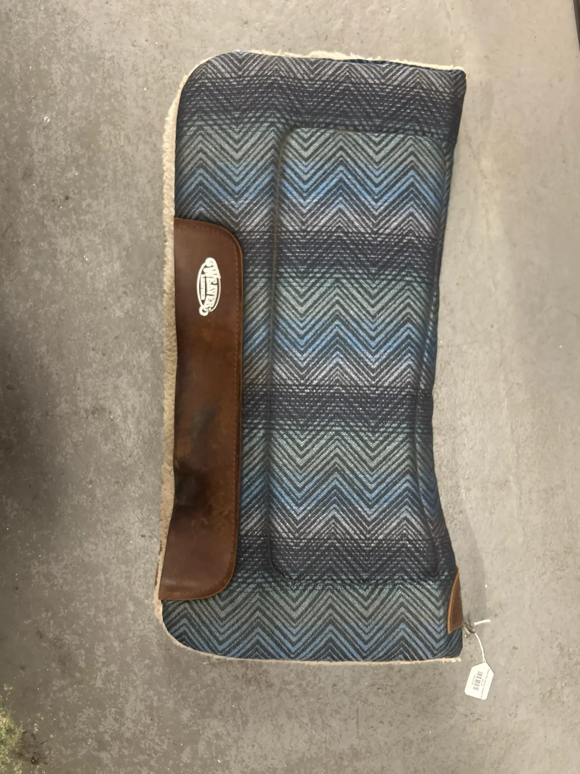 Weaver Blue Western Saddle Pad